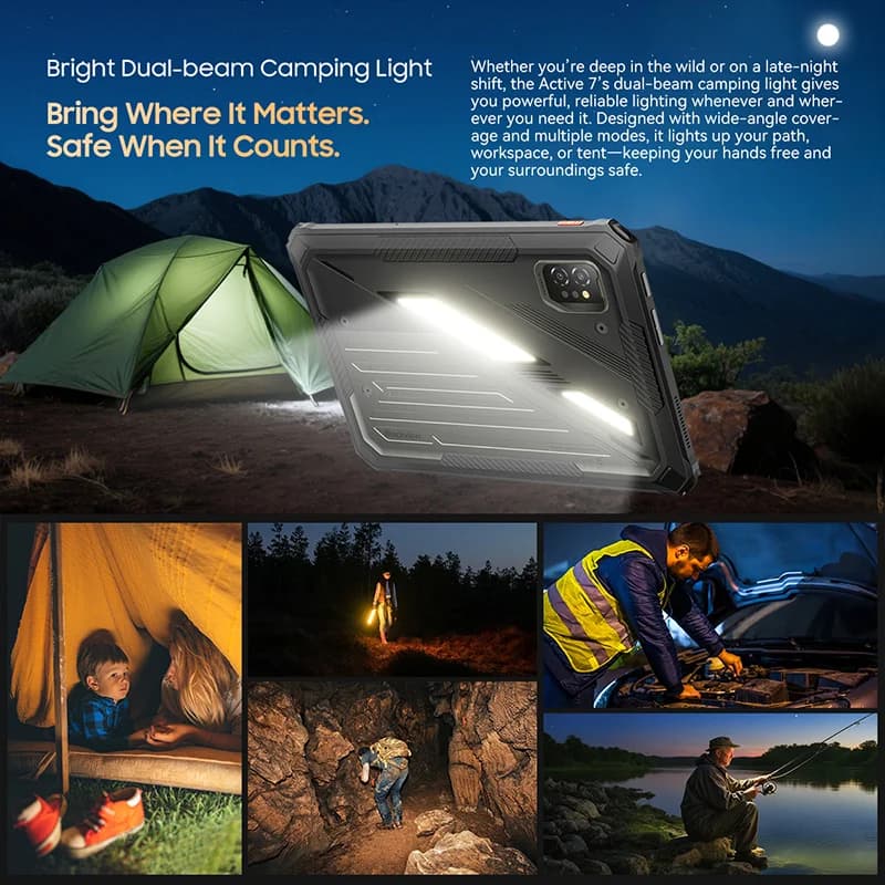 Blackview Active 7 RuggedTablet 11-inch  FHD+ Display Octa-core Android IP68&IP69K 10000mAh 45W Charger Outdoor Pad PC - 4