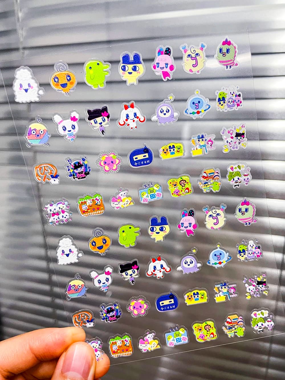 Kawaii Y2K Cute Pet Japanese Anime Self Adhesive Nail Sliders Pixel Style Mini Hand Account Diy Accessory Korean Nail Sticker - 4