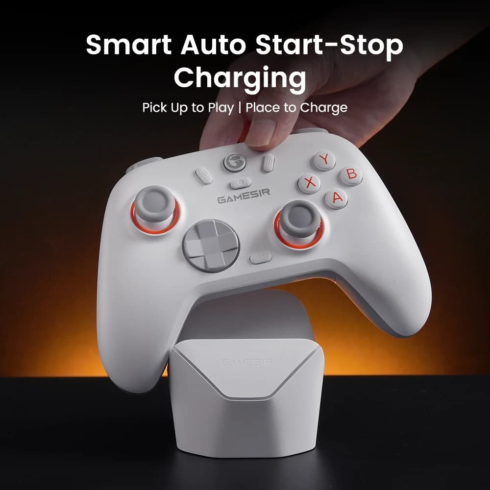 GameSir Nova Charging Station Cyclone 2 Tarantula Pro Controller Charging Dock Smart Start-Stop Charging RGB Light Strip - 2