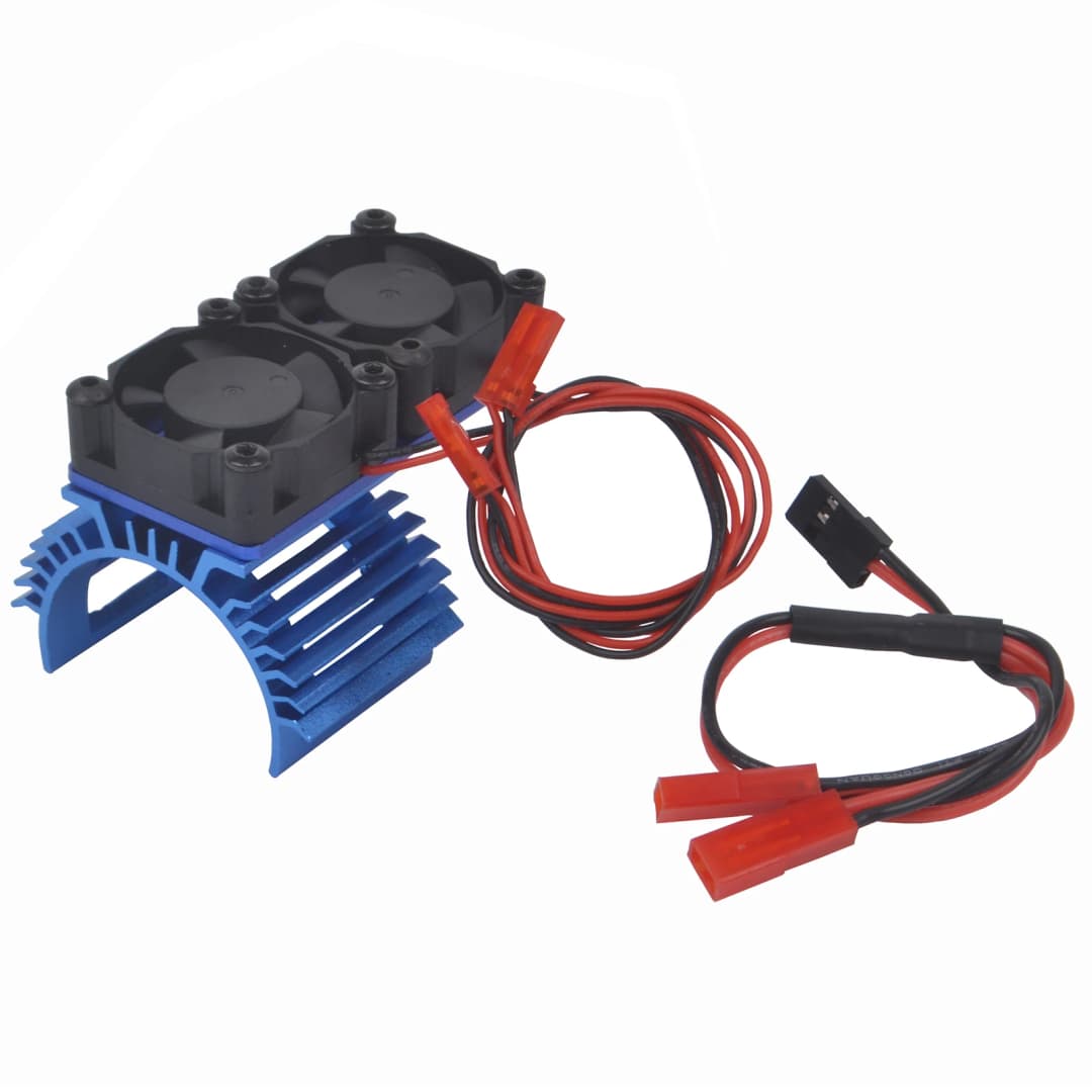 Motor Fan Cooling Heatsink for 540 550 3650 3660 Brushless Motor Traxxas Tamiya 1/8 1/10 scale RC cars accessories - 6