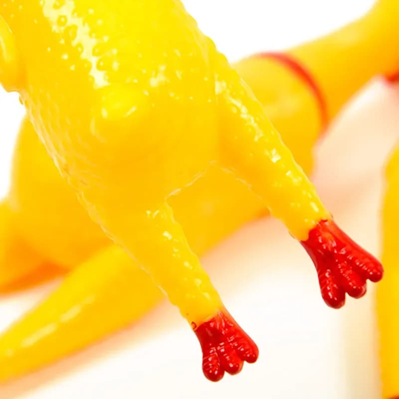 Screaming Chicken Squeeze Sound Toy Pets Dog Toys Product Shrilling Decompression Tool Squeak Vent chicken Chicken Interesting - 6