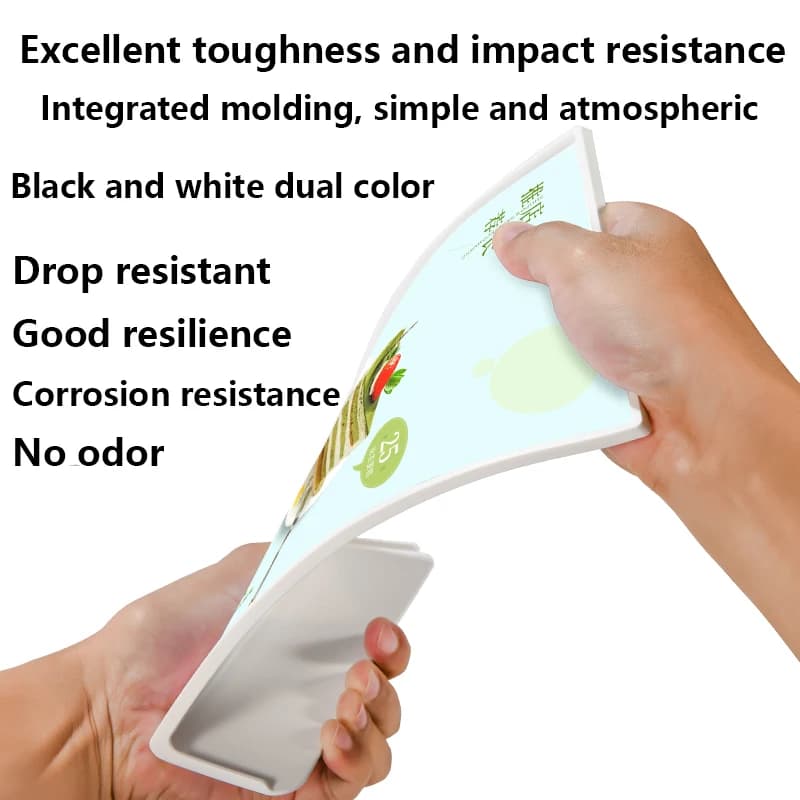 A4/A5/A6 Acrylic Panel Menu Display Stand L-Shaped Vertical Table Card Table Brand High-End Plastic Wine Catalog Menu Name Card - 3