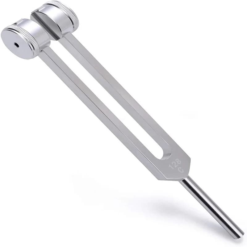 128 Hz Tuning Fork Set Weighted Bio-Acoustic Tuning Fork for Healing Chakra,Sound Therapy,Reliever Stress - 6
