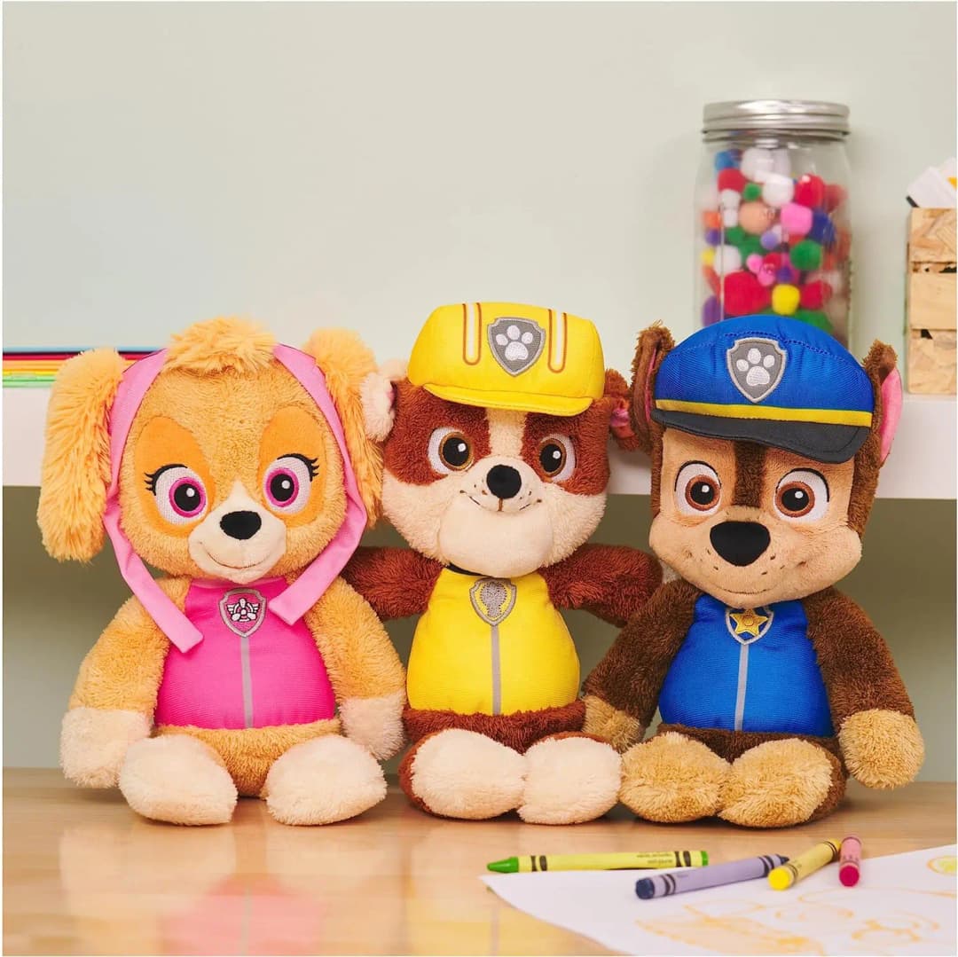 Genuine PAW Patrol Official Chase Skye Marshall Rubble Take Along Buddy Plush Toy Premium Stuffed Animal 13” 30cm Children Gift - 6