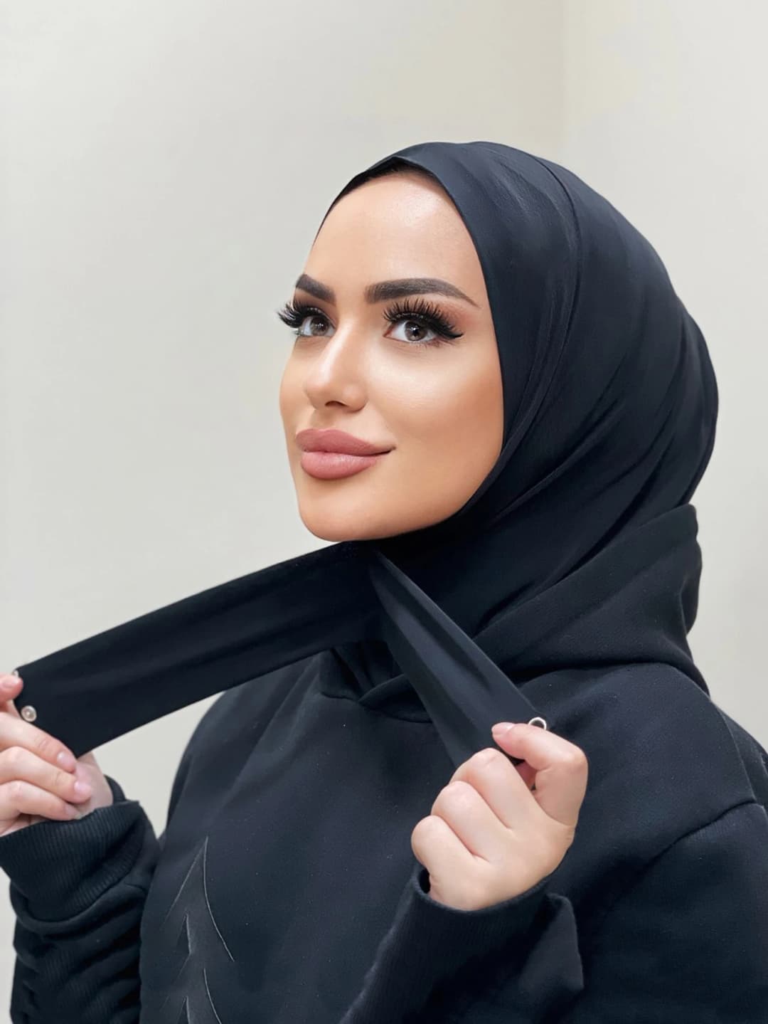 حجاب فوري جديد للنساء المسلمات، غطاء رأس كامل، حجاب جاهز للارتداء مع غطاء داخلي - 3