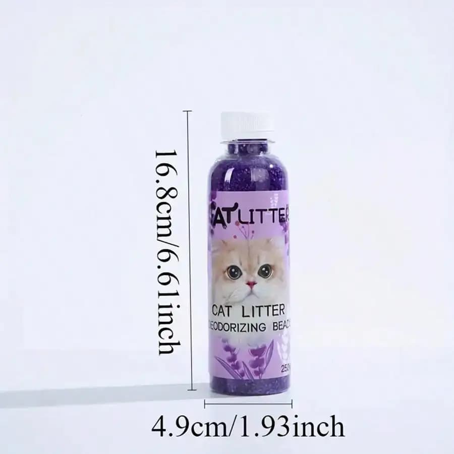 Fresh Scent Cat Litter Deodorizer Beads - Natural Plant-Based Odor Eliminator For Clean & Fragrant Pet Environments - 4
