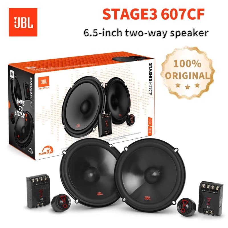 JBL 6.5-inch car audio speaker STAGE3 607CF two-way door speaker treble mid-speaker subwoofer speaker car speaker surround sound