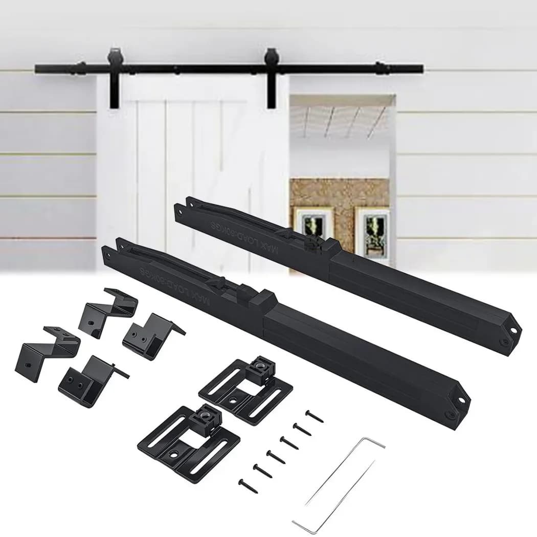 Barn Door Door Slide Damper Soft Close Slides Mechanism Furniture Remission Accessory for Guide Sliding Rail Barn Wood Door