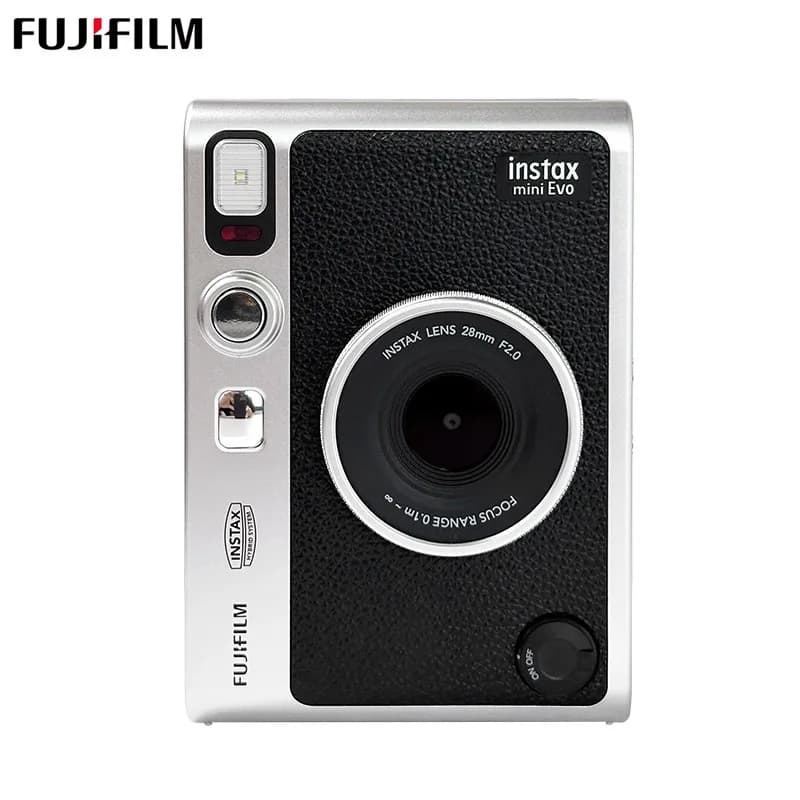 New Model Fujifilm Instax Mini Evo Camera Pink/Brown/Black Optional White Film 20/40 sheets Fuji Instant Camera Smartphone Photo - 4