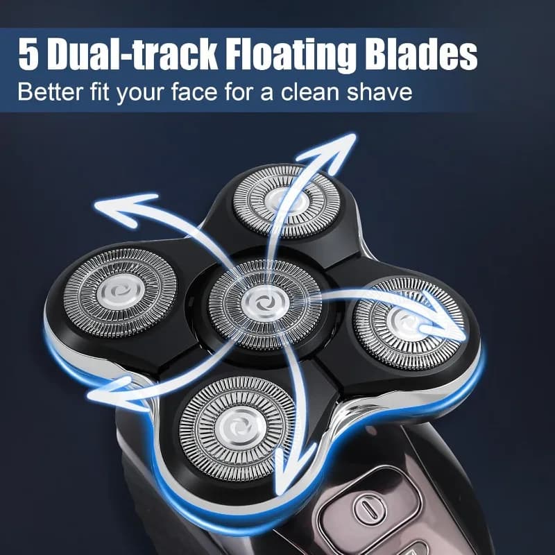 1/2/3/6Pcs Shaver Replacement Heads Compatible with Balder XR7000/XR1500/XR5 Head Shaver Model  Electric Shaving for Bald Men - 6