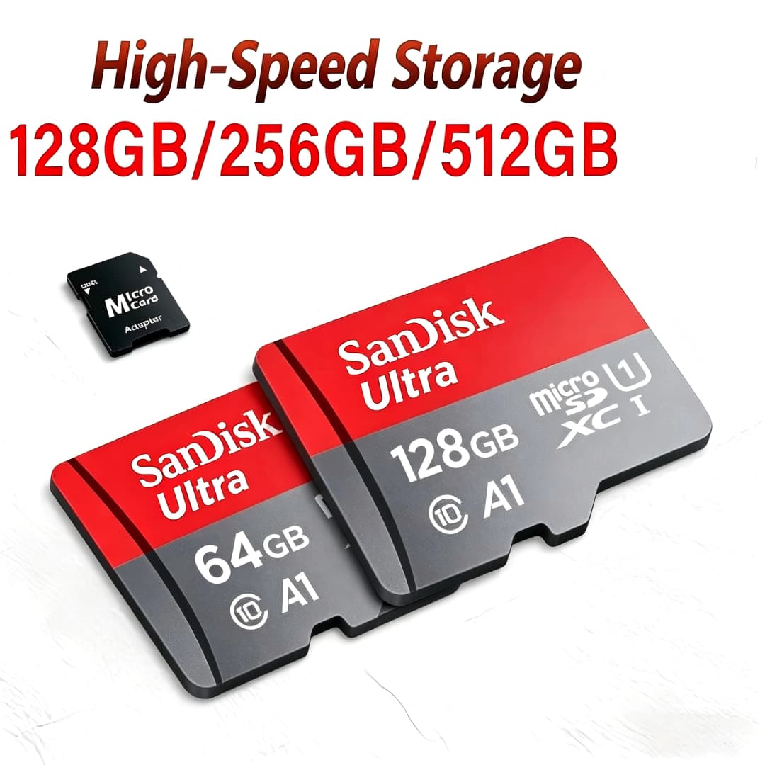 SanDisk Ultra Micro SD Card A1 U1 Class 10 TF Flash Memory Card 32GB 64GB 128GB 256GB 512GB for Smartphone Tablet Camera - 3