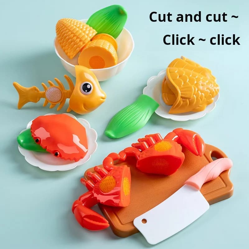 DIY Fruit Cutting Toys Vegetables Fruits And Vegetables Parent-Child Simulation Kitchen Food Children's Birthday Gifts - 4