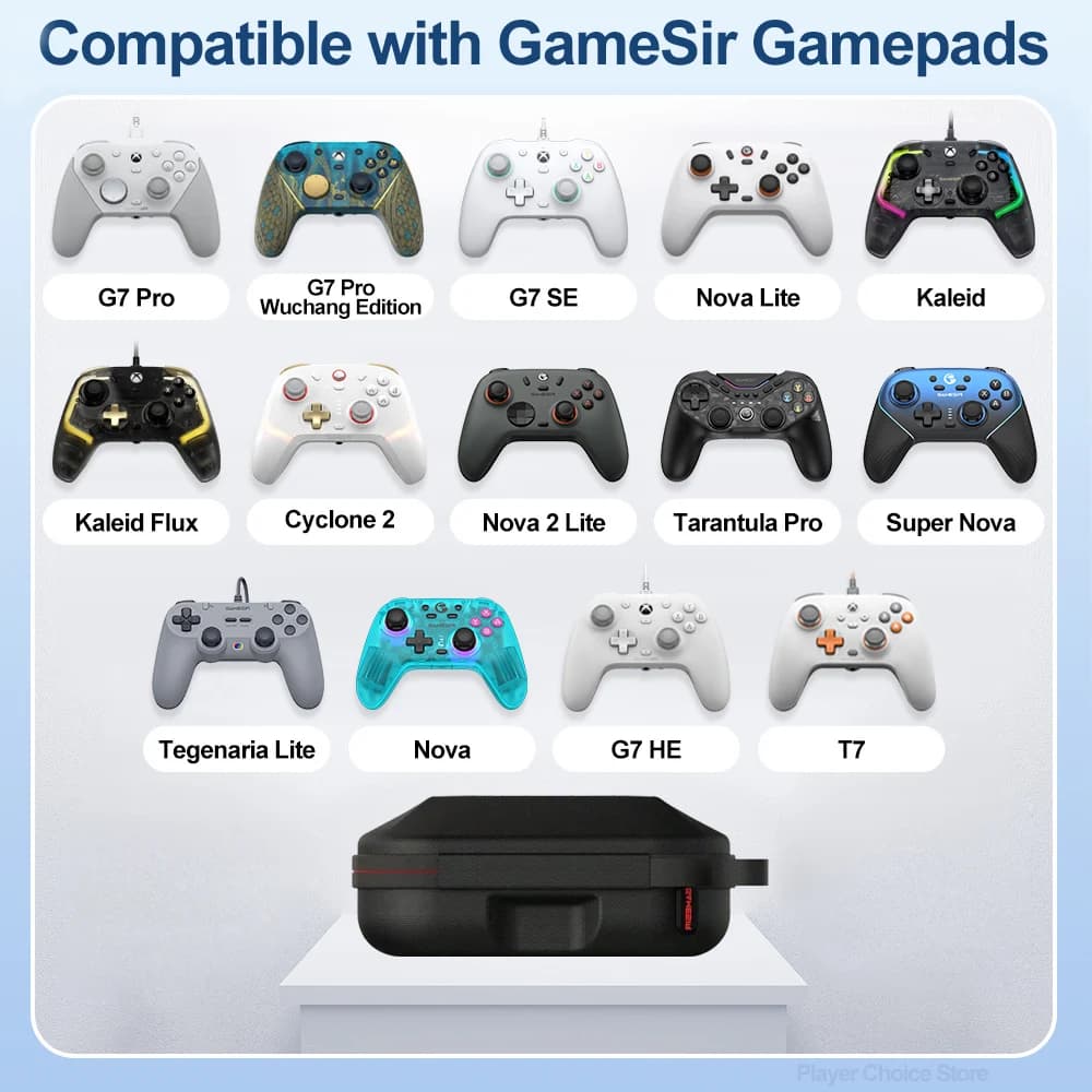 حقيبة حمل Gamesir G7 Pro لـ G7 SE وNova Lite وKaleid Flux وCyclone 2 لوحدة تحكم Xbox وPS4 وPS5 وSwitch Joycon - 2