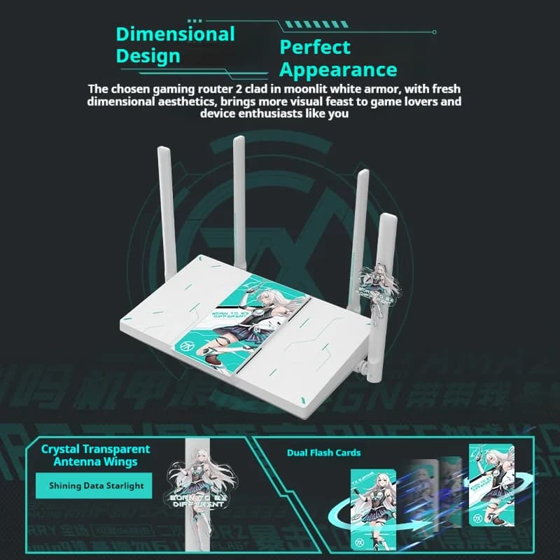 راوتر الألعاب ASUS RT-BE57 TUF Gaming WiFi7 بمنفذ 2.5G وتسريع لاسلكي AiMesh متوافق مع BE3600 - 6