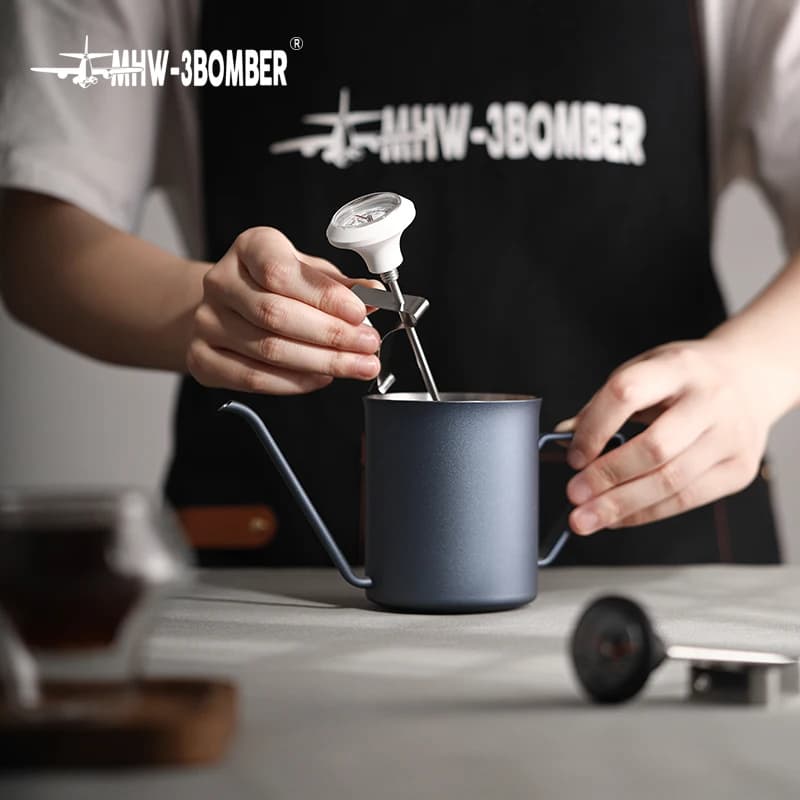 MHW-3BOMBER 0 to100℃ Dial Thermometer for Coffee Pot Milk Frothing Jug Professional Cafe KitchenTemperature Measuring Tools - 5