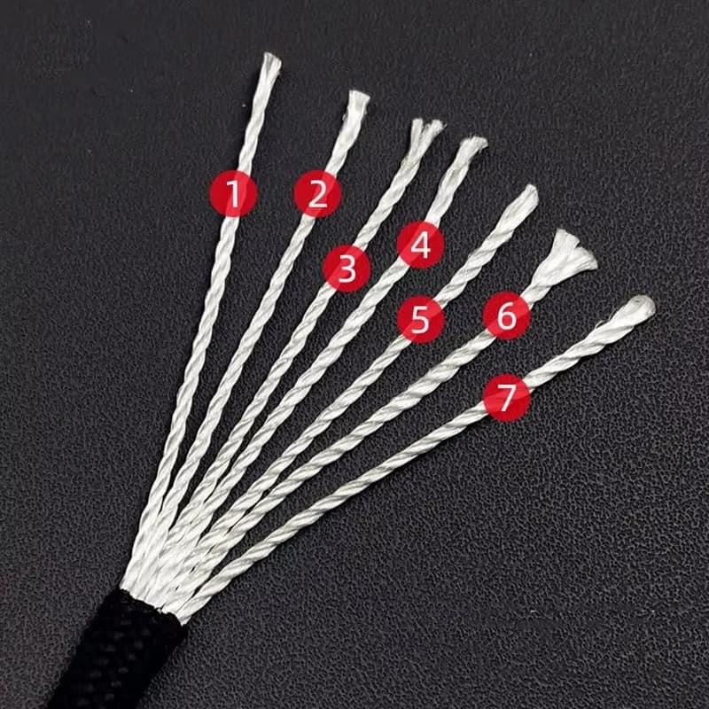 7 Cores 550 Paracord Cord 3 5 10 31 M Dia.4mm For Survival Lanyard Parachute Rope Camping Hiking Clothesline Tent Accessories - 4