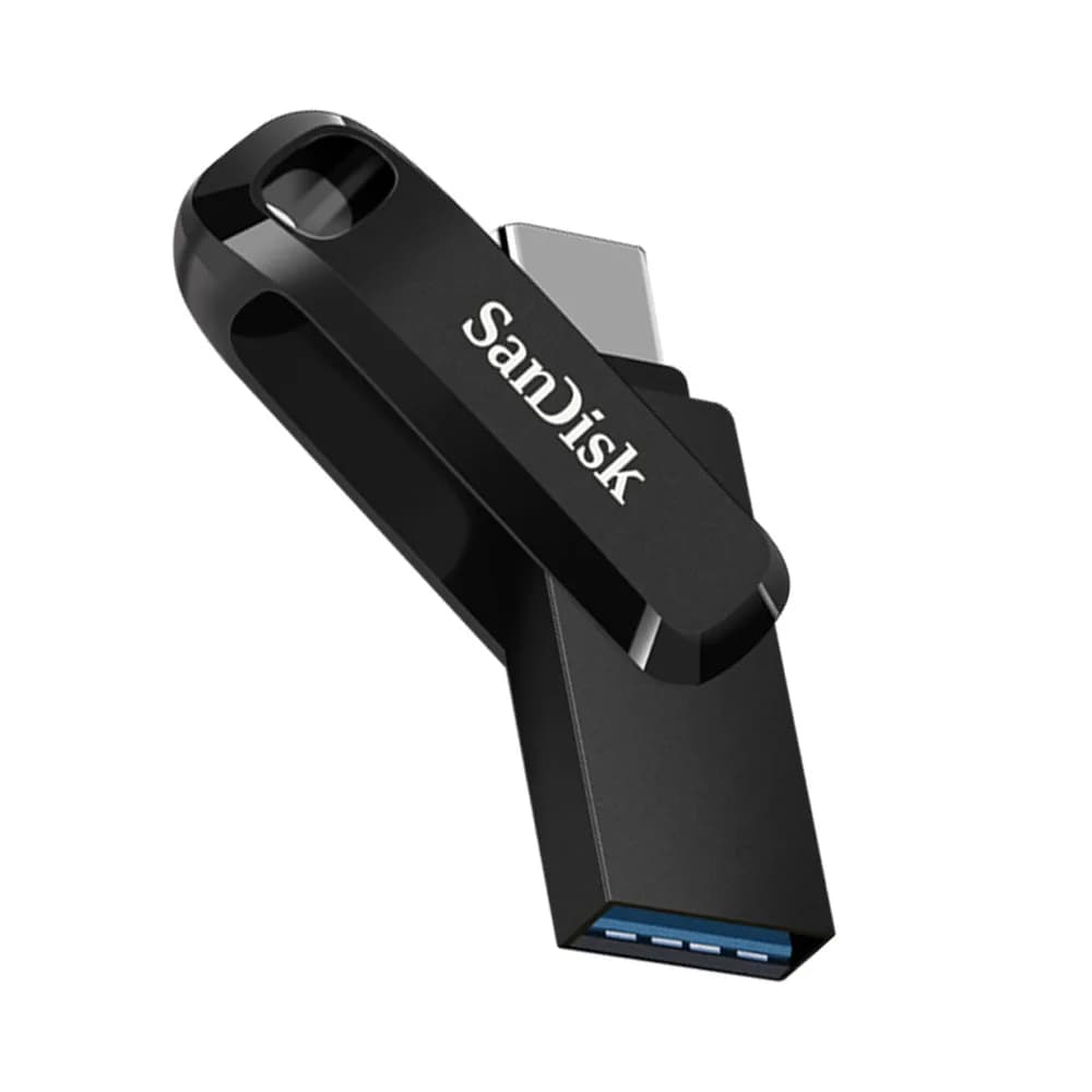 SanDisk 2-in-1 Flash Drive with USB Type-C and Type-A connectors 64GB 128GB 256GB 512GB Ultra Dual Drive Go USB Type-C SDDDC3