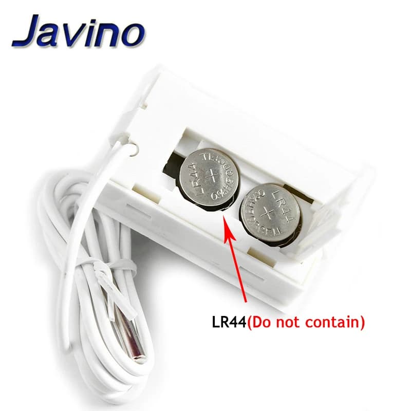 Mini LCD digital thermometer used for freezer temperature - 50-110℃ refrigerator thermometer indoor and outdoor waterproof probe - 6