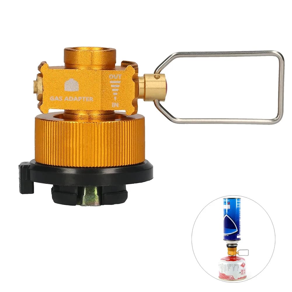 Outdoor Camping Stove Propane Refill Adapter Gas Burner Gas Filling Butane Cylinder Tank LPG Saver Gas Adaptor Valve Equipment