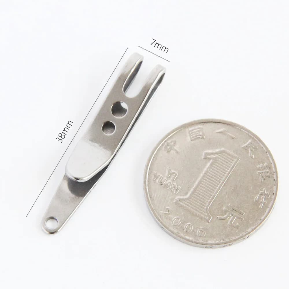 أداة متعددة الاستخدامات من الفولاذ المقاوم للصدأ، مشبك تعليق للحقيبة أو الحزام، كارابينر صغير - 6