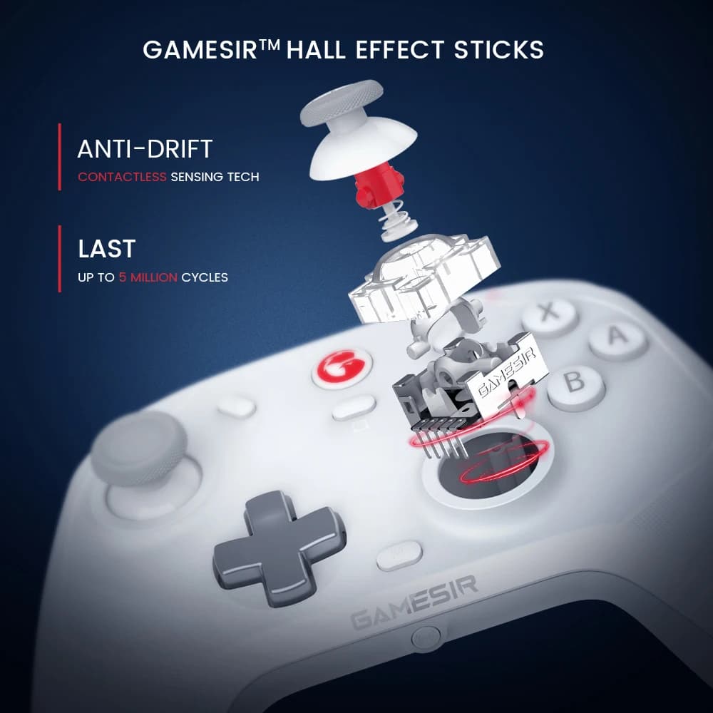 GameSir Cyclone Pro Wireless Switch Controller Bluetooth Gamepad with Hall Effect for Nintendo Switch iPhone Android Phone - 4