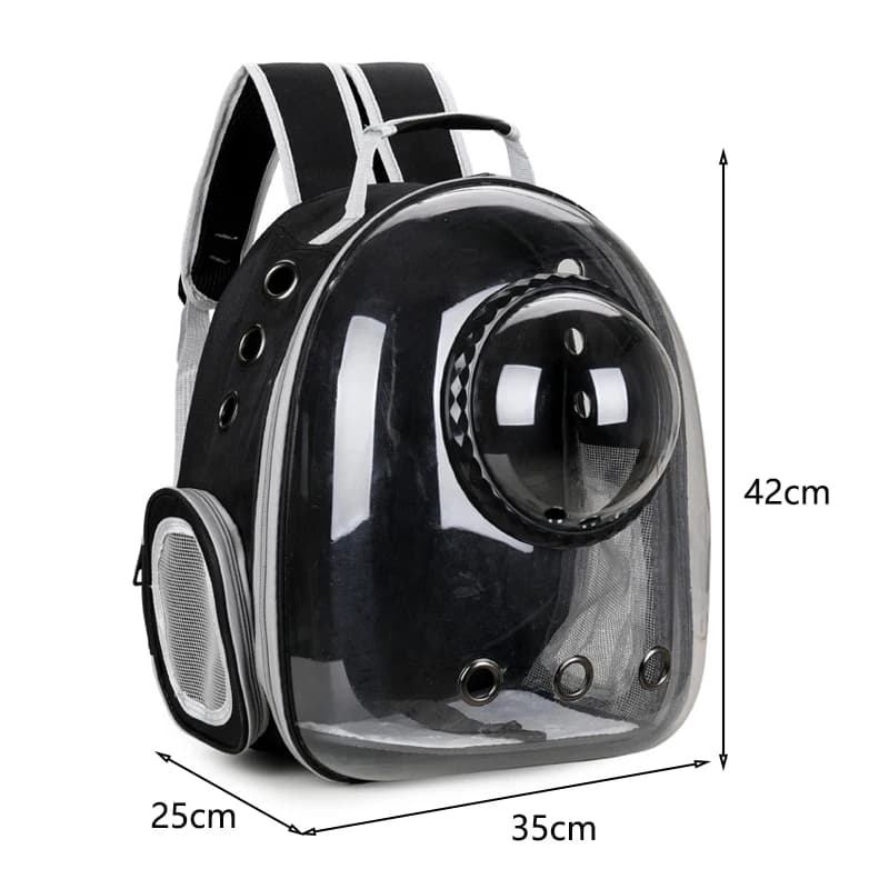 Pet Cat Carrying Bag Space Pet Backpacks Breathable Portable Transparent Backpack Puppy Dog Transport Carrier Space Capsule Bags - 4
