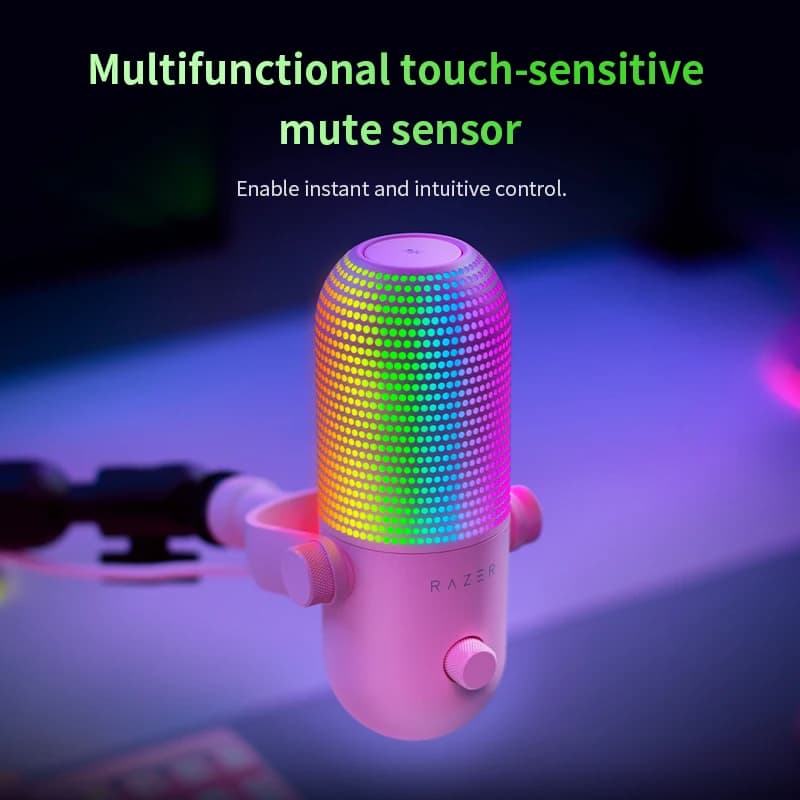Razer Seiren V3 Chroma RGB Gaming Streaming Microphone - 3