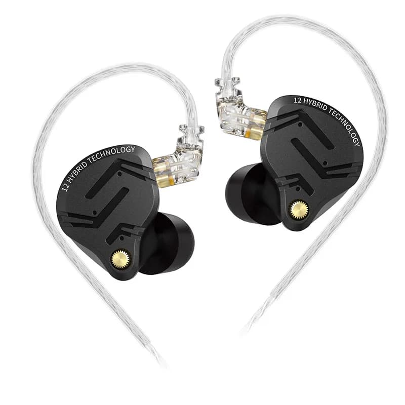 سماعات KZ ZS12 PRO X معدنية 1DD+5BA هاي فاي هجين باس داخل الأذن مراقب سماعات موسيقى رياضية عزل الضوضاء سماعة وصول جديد - 6