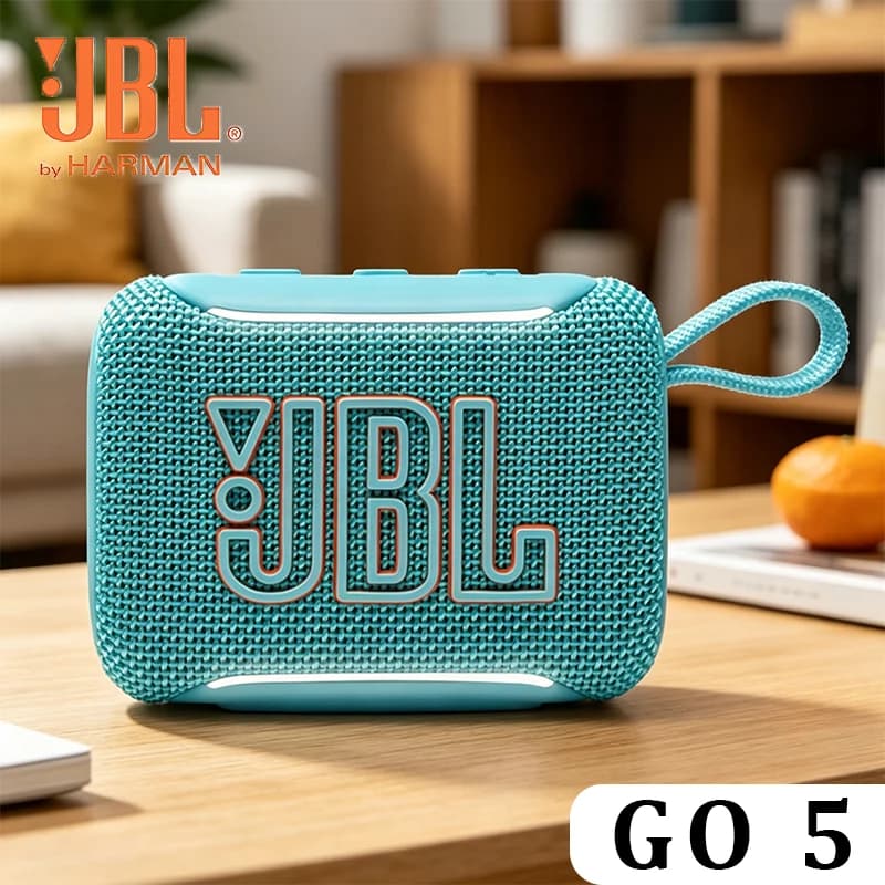 JBL GO5 Official Flagship Store Gold Brick Gift Speaker Five Generation Outdoor Luminous Portable Waterproof Bluetooth Speaker