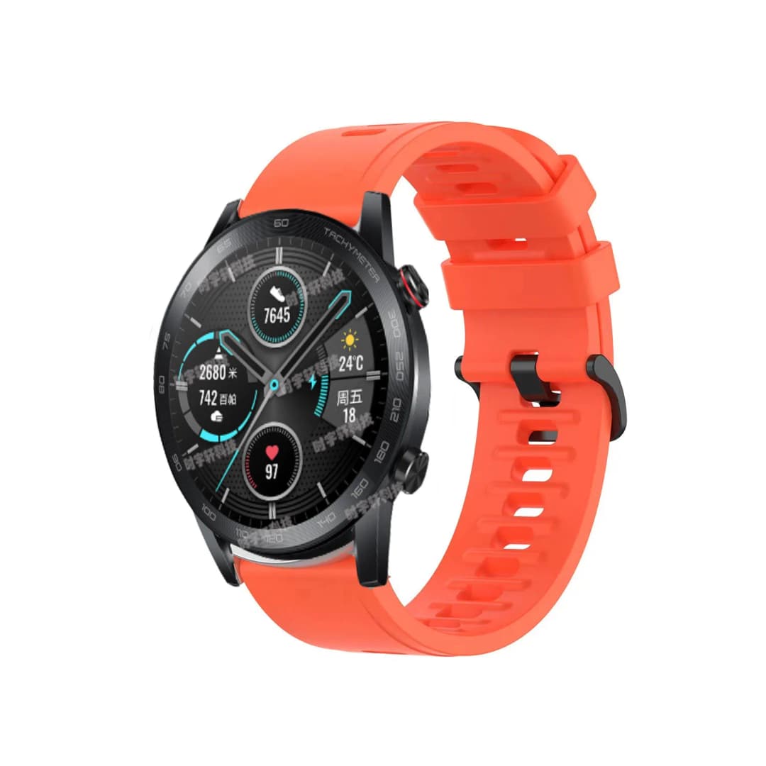 20/22mm Replacement Strap For Honor Magic 2 42mm 46mm Smartwatch Correa Silicone Band For Honor Watch GS Pro/GS 3 Men Bracelet - 6