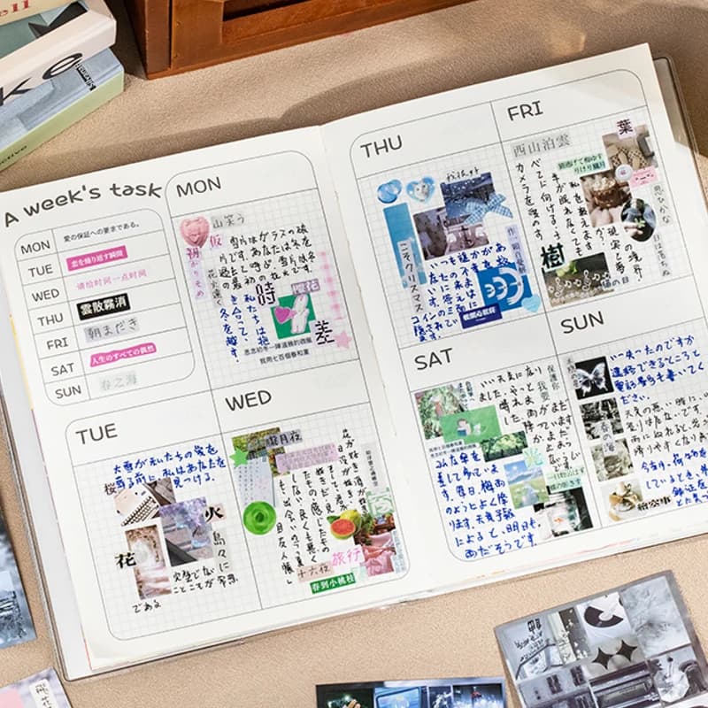 20Sheets/Bag Sticker Pack INS Style Die-Cut Sticker Pack Handbook Stationery DIY Handmade & Scrapbook Diary Decorative Sticker - 4