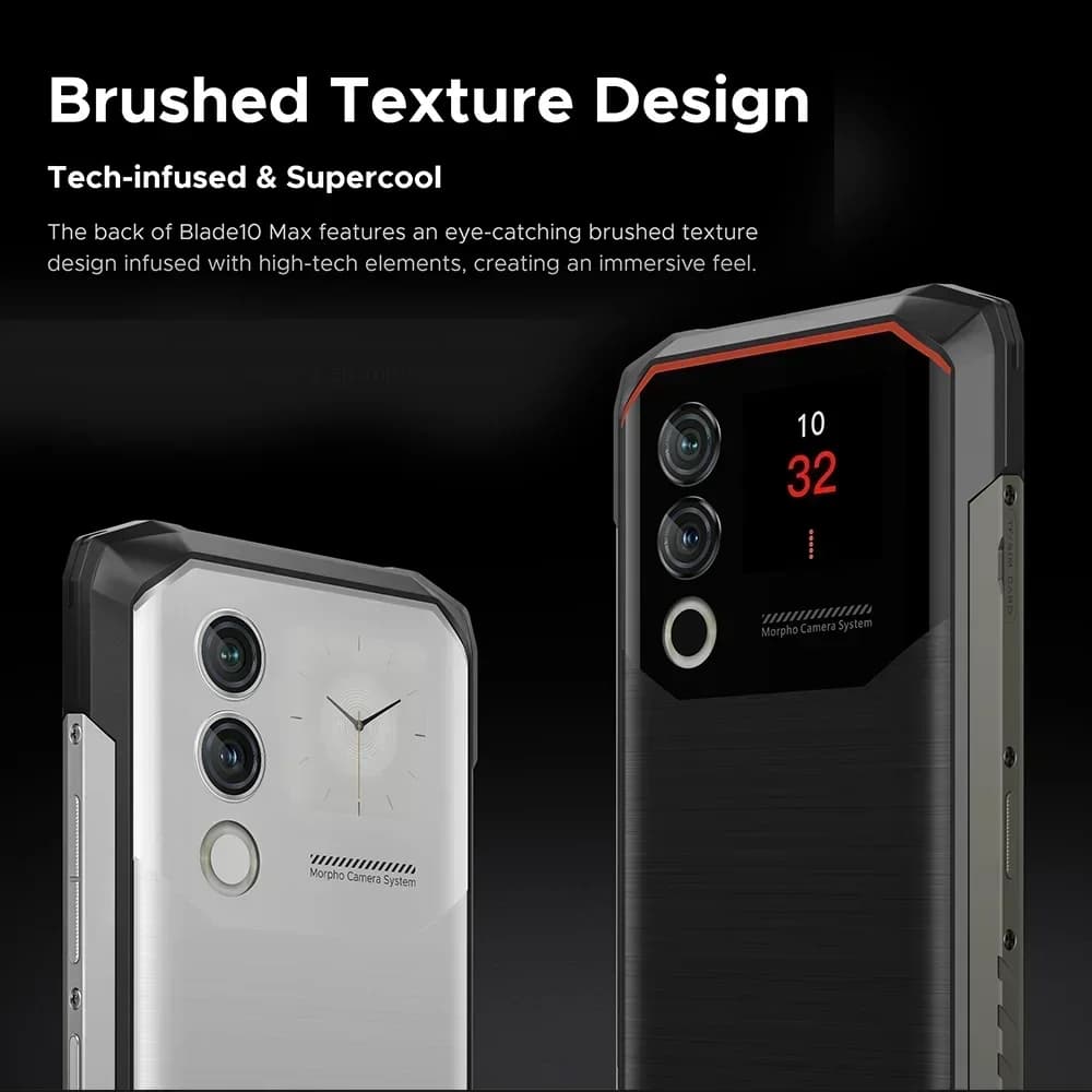 Global Version DOOGEE Blade10 Max Rugged Phone 32GB(8+24) 256GB 6.56” HD+ IPS UNISOC T7200 Octa Core 50MP Camera Android 15 NFC - 4