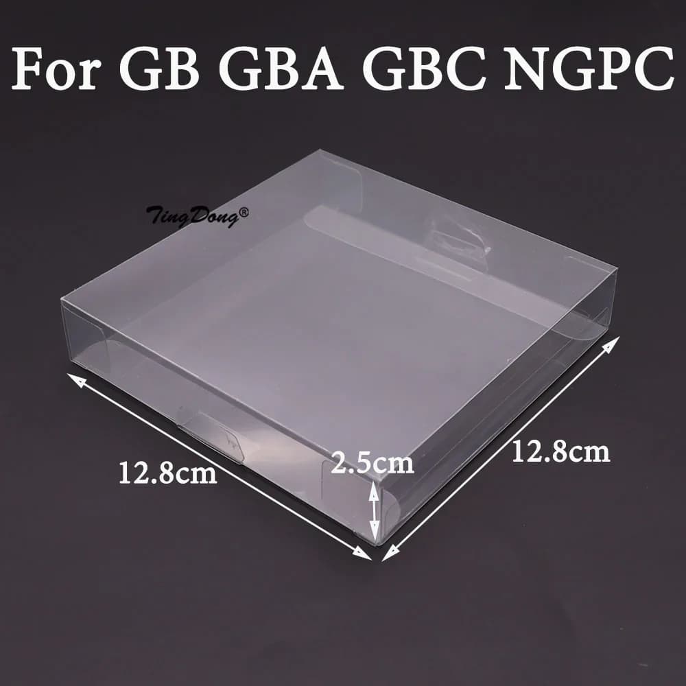 Transparent Clear Cartridge Protective Case Cover For GB GBA GBC SNES N64 NES NGPC Switch Protector Box  For PS5 For PS4 /PS3 - 5