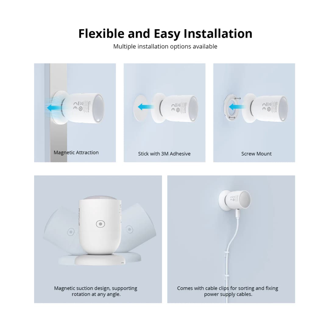 SONOFF SNZB-06P Zigbee Human Presence Sensor Rardar Detector Motion Sensor Smart Home Automation for Alexa Alice ZHA Zigbee2MQTT - 6
