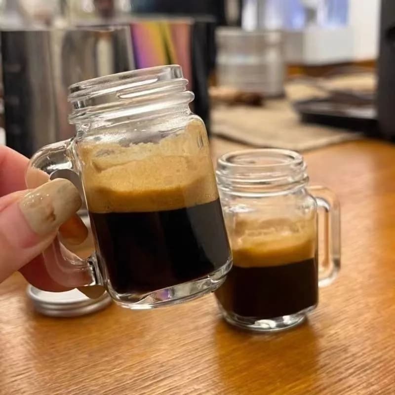 2/4/6Pcs 35ml Mini Glass Sealed Bottle for Jam Honey Coffee Concentrate Milk Juice Leakproof Bottle with Lid Portable Empty Jar - 3
