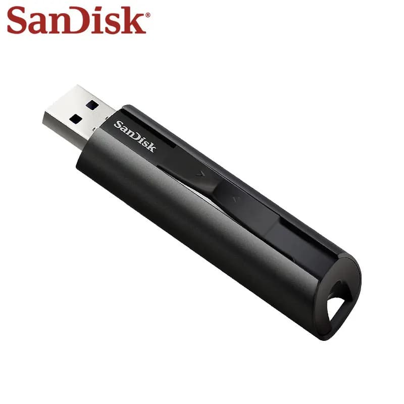 ذاكرة فلاش SanDisk Extreme PRO USB 3.2، حالة صلبة، سرعة عالية، أصلية، سعات 128 جيجابايت، 256 جيجابايت، 512 جيجابايت، 1 تيرابايت، قراءة بسرعة تصل إلى 420 ميجابايت/ثانية - 4