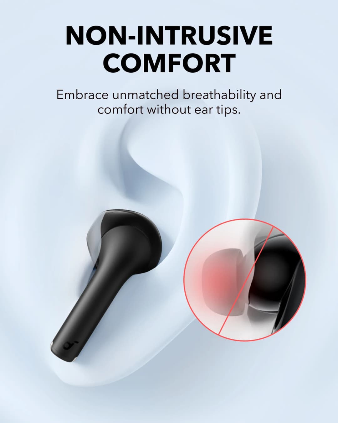 Soundcore K20i by Anker Semi-in-Ear Earbuds Earphone Bluetooth 36H Wireless Bluetooth Headphones Wireless Bluetooth Earphones - 4