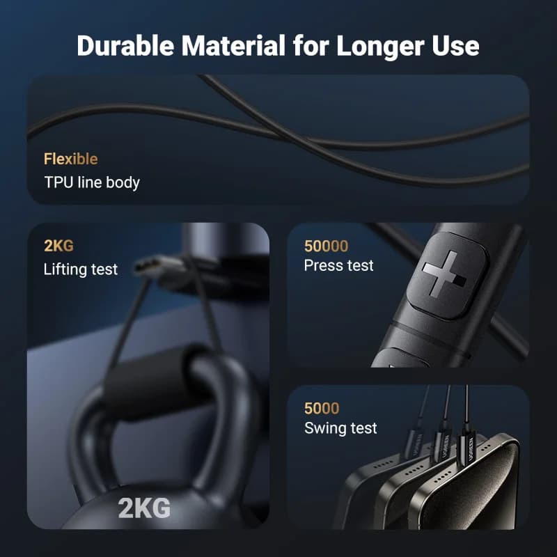 يو جرين سماعات أذن سلكية 3.5mm يو إس بي Type C مع مايك، سماعات أذن سلكية داخل الأذن سماعات ستيريو HiFi، لمعظم الأجهزة مع مقبس 3.5mm - 5