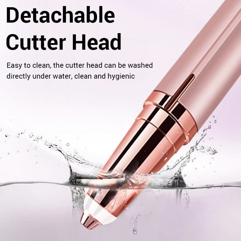 Electric Eyebrow Trimmer Security Hair Removal Eye Brow Epilator USB Charger Mini Shaper Shaver Hair Removal Painless Beauty - 4
