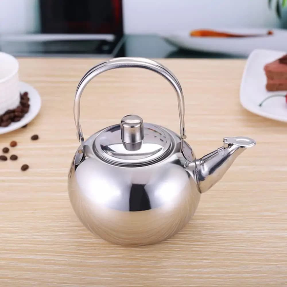 Stainless Steel Water Kettle Teapot With Infuser Filter Coffee Kettle Green Oolong Tea Jug Home Office Tea Coffee Tools Cookware - 4