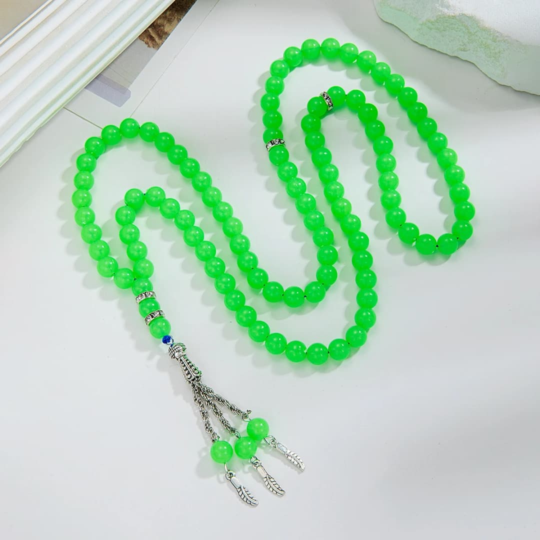 Creative Design for Ramadan Festival: Night Glow Multicolor Muslim Prayer Bead Bracelet Middle East Bracelet Neutral Prayer - 6