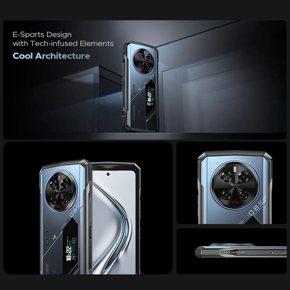 Global Version DOOGEE V40 Pro 5G Rugged Phone 6.78" Display 16GB+512GB Dimensity 7300 200MP AI Camera 8680mAh 33W Fast Charger - 4