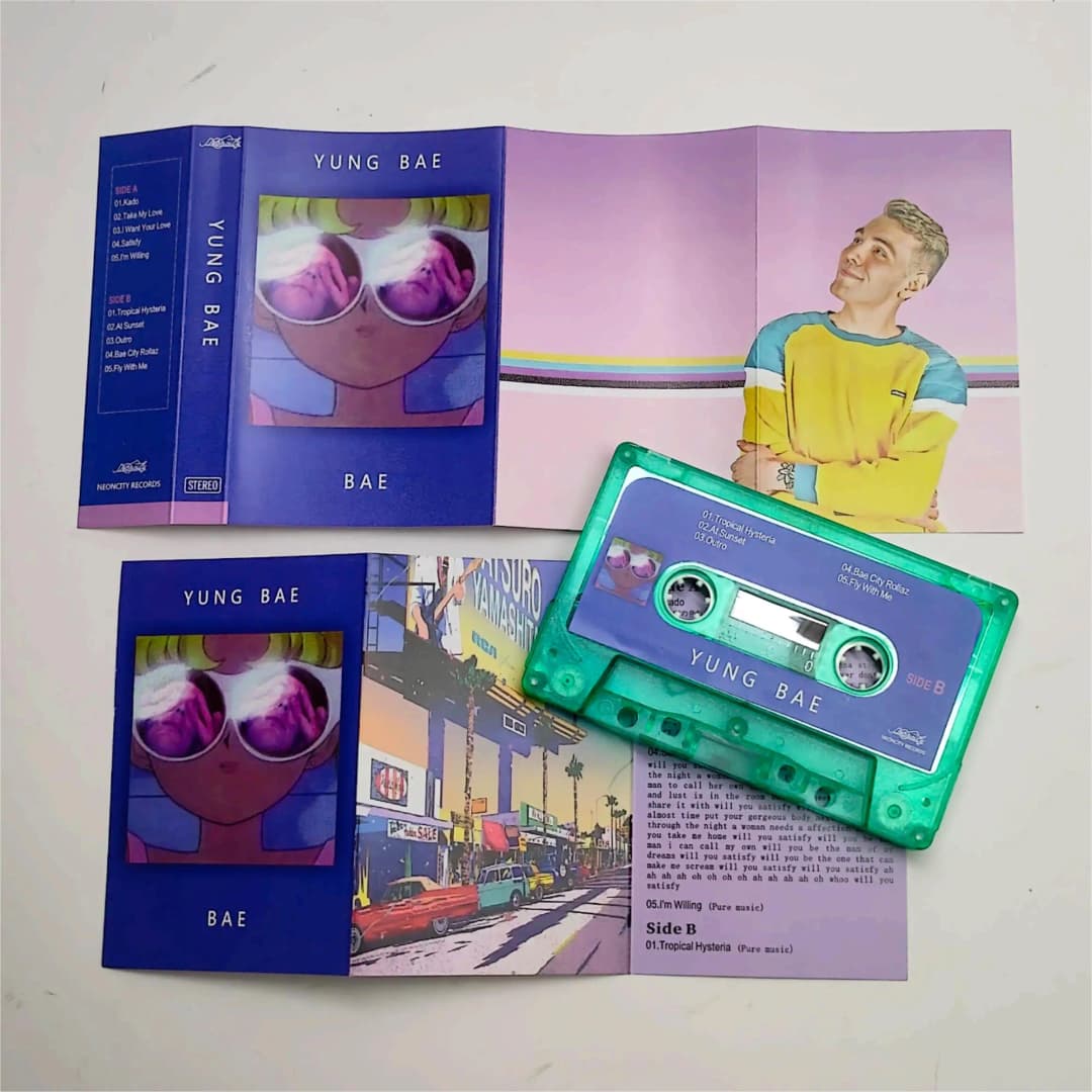 شريط موسيقى City Pop YUNG BAE MACROSS 82-99 Tsukino Usagi، ألبوم Vaporwave Bae، SAILORWAVE، أشرطة كاسيت، أزياء تنكرية، صندوق موسيقى تصويرية، هدايا - 4