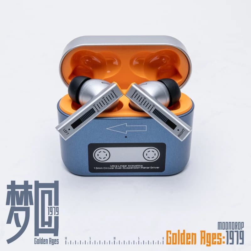MOONDROP Golden Ages TWS Earphones 13mm Super-Linear Full-Frequency Planar Magnetic Driver Multi-Protocol Lossless Transmission - 3