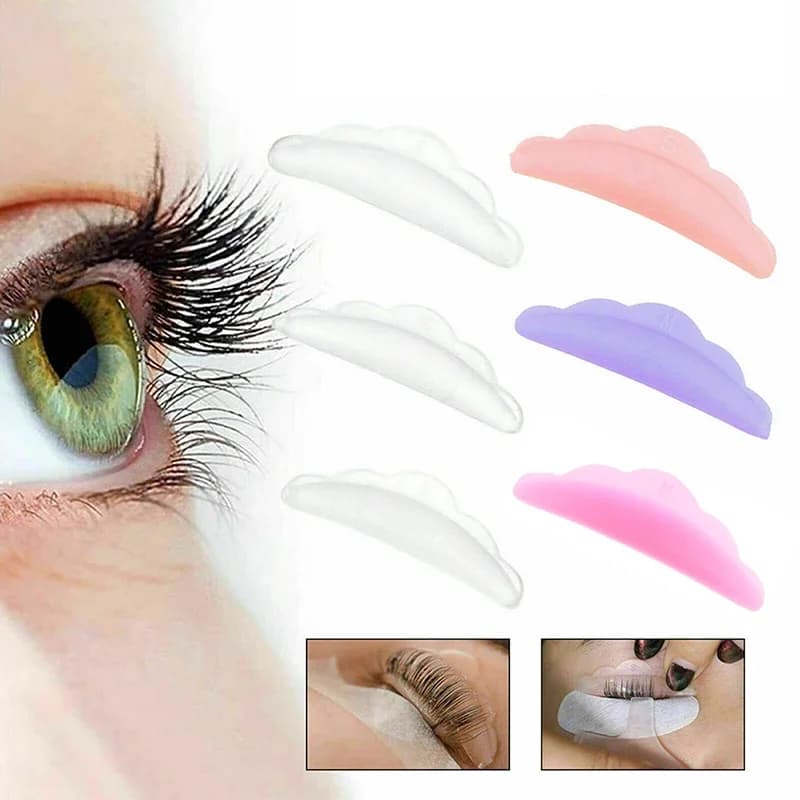 5 Pair Silicone Curlers Curl Eyelash Pads Eyelash Extension Perm Tools Multicolor Eyelash Lifting Kit Accessories Reusable - 2