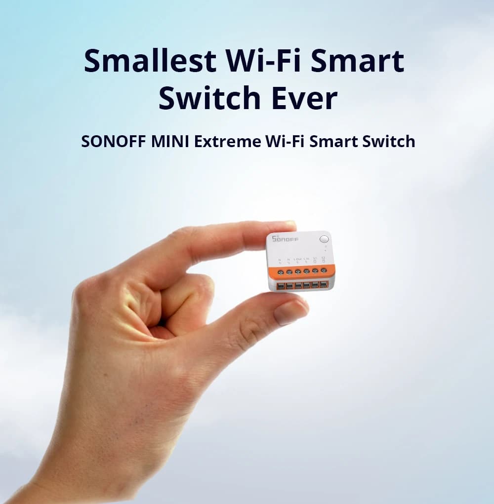 Sonoff Mini R4 Extreme Wifi Smart Switch Interruptor with Relay On-Off DIY Switch Module eWelink APP Control Works with Alexa - 2