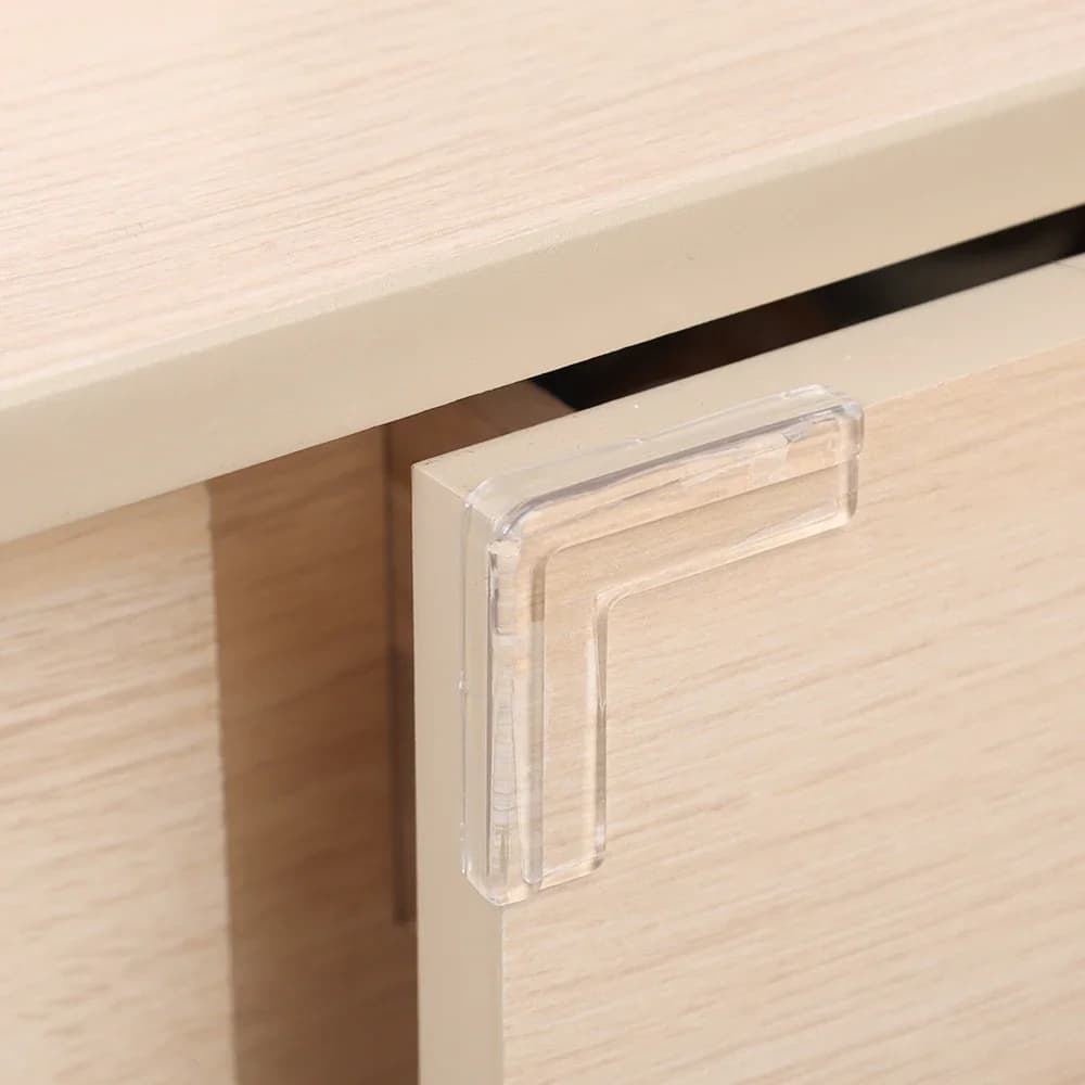 غطاء واقي لزاوية طاولة الأطفال ، منتجات سلامة الأطفال ، ناعم ، مقاوم للعثرة ، النافذة ، الزاوية اليمنى ، السيليكون - 5