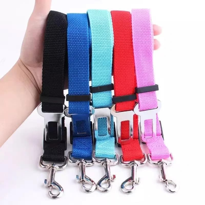 New Dog Car Belt Cat Car Seat Belt Pet Seat Vehicle Dog Harness Lead Clip Safety Lever Traction Dog Collars GXQ05 - 4