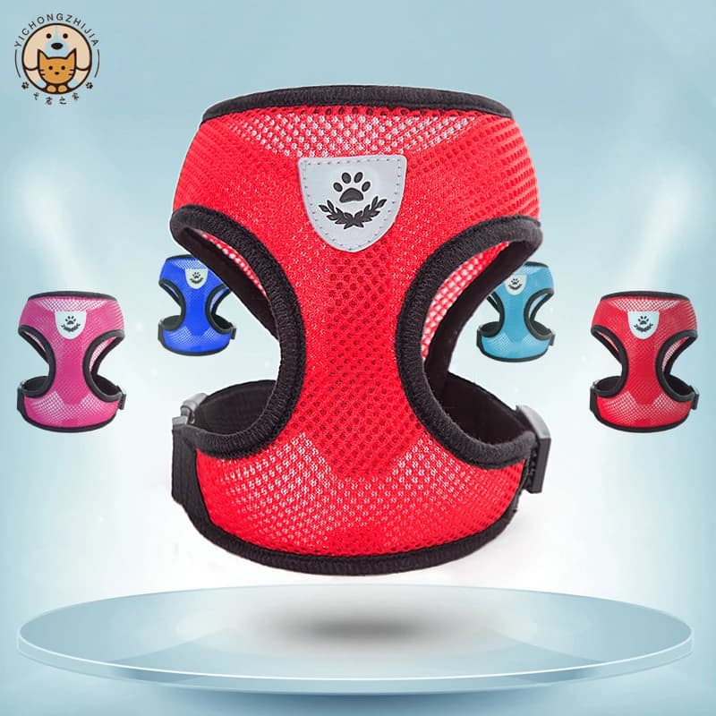 New Cat Harness Vest Walking Leash For Puppy dog Collar Polyester Adjustable Mesh Dog Harness For Small Medium Pet Accessories - 4