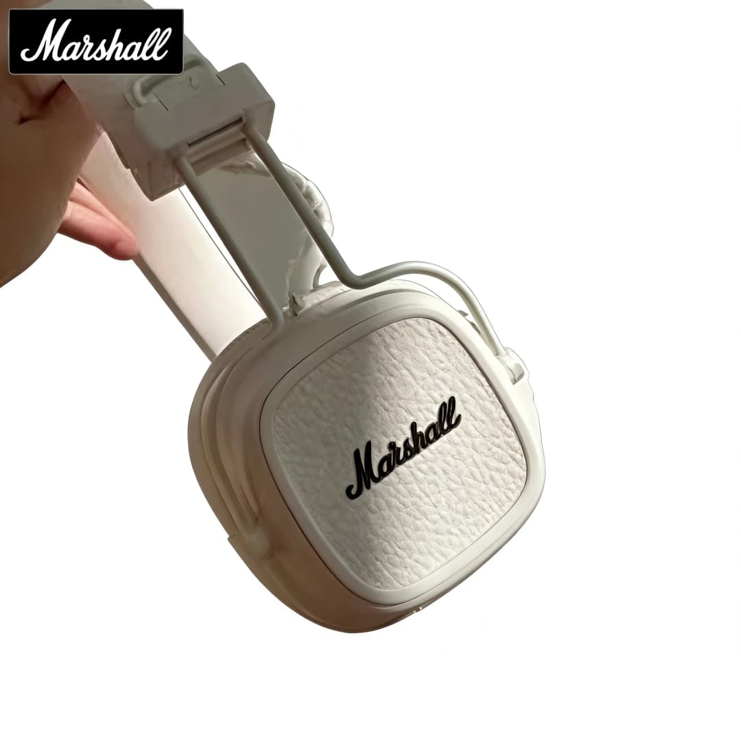 Marshall Major V 5 Bluetooth Wireless On-Ear Headphones 3D Surround Sound Deep Bass Sport Gaming Video Headset with Microphone - 6